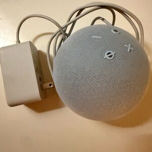 Blue Amazon Smart Speaker with Charger